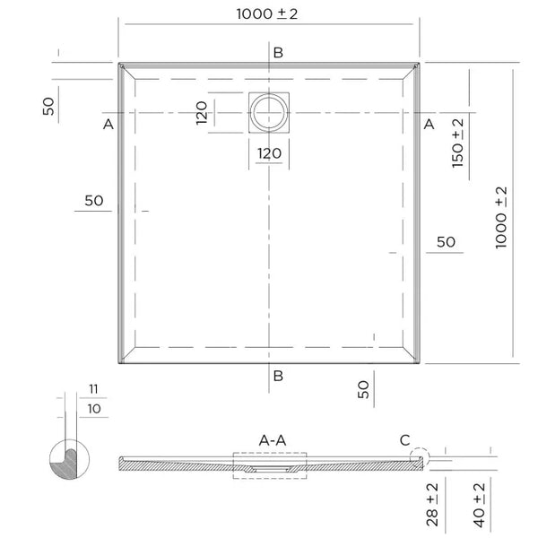 Profile Shower Bases [26-PR]