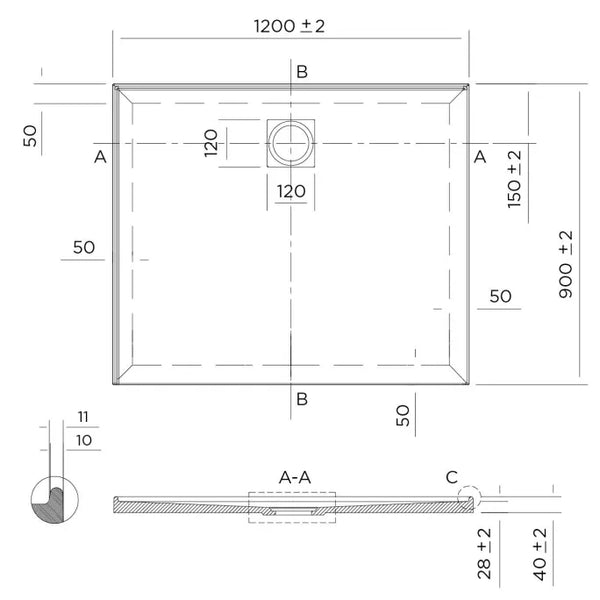 Profile Shower Bases [26-PR]