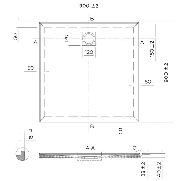 Profile Shower Bases [26-PR]