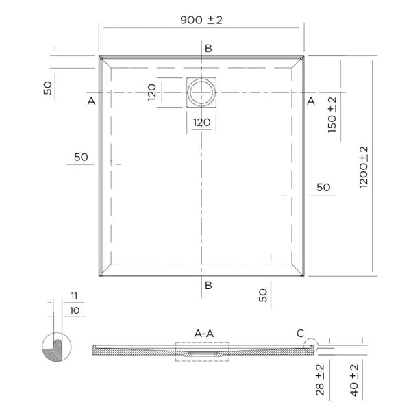 Profile Shower Bases [26-PR]