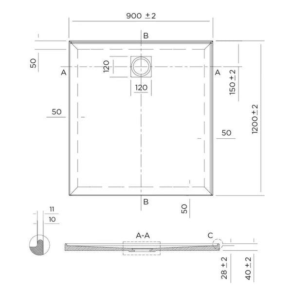 Profile Shower Bases [26-PR]