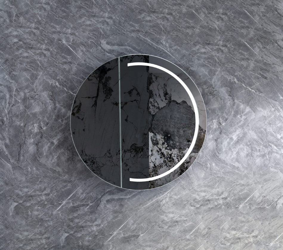 Pearl - Round LED Touchless Shaving Cabinet 800x800mm [20-LED-RSC ...