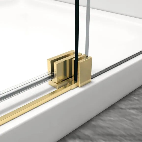 Height 2000mm Profile Semi Frameless Pivot Door Shower Screen - FRONT PANEL [26-PRS / 26-2204]