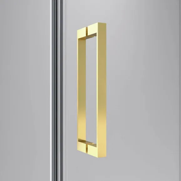 Height 2000mm Profile Semi Frameless Pivot Door Shower Screen - FRONT PANEL [26-PRS / 26-2204]