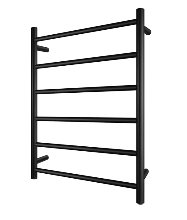 6 Bars Round Electric Heated Towel Rack [42-06.R.HTR] – Maxten Bathrooms