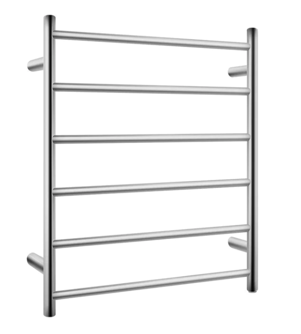 6 Bars Round Electric Heated Towel Rack [42-06.R.HTR] – Maxten Bathrooms
