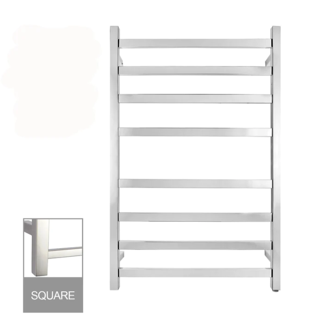 8 Bars Square Electric Heated Towel Rack [42-08.S.HTR] – Maxten Bathrooms