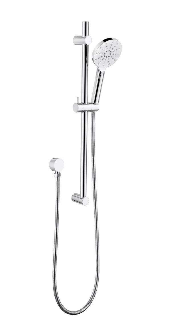 Round Shower Set with Adjustable Rail [44-SH2003]