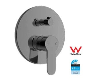 Round Shower/Bath Mixer with Diverter [15-SHW-DV300]