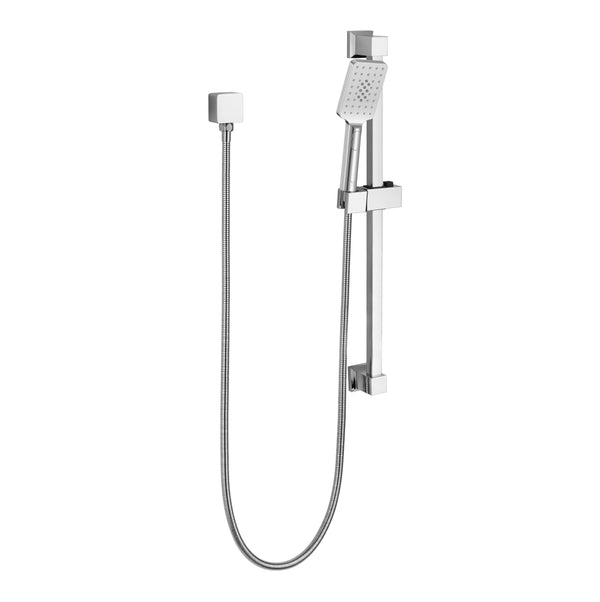 Square Shower Rail with Handheld Shower [15-SHW-ST700]