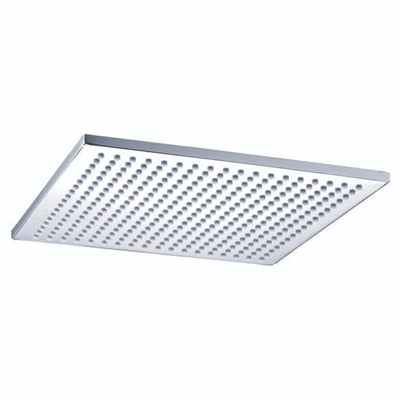 Square Shower Head Thick 7mm 200/250/300mm - Chrome / Matte Black [12-SPT]