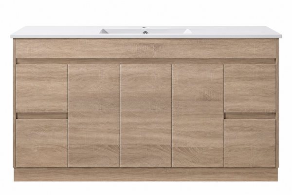 Tobi - Prime Oak Freestanding Vanity 600-1500mm [20-SY05-A1 / 20-1658]