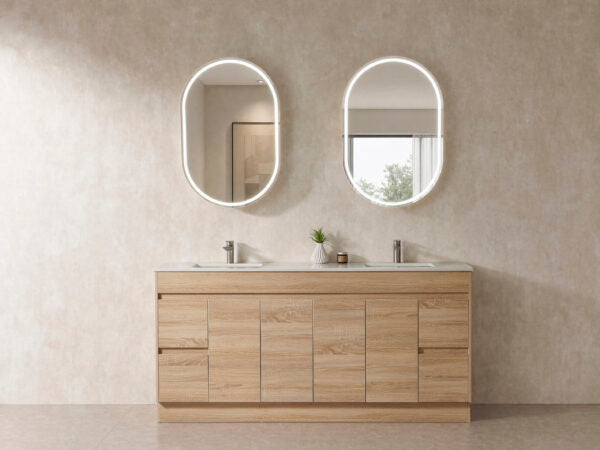 Oscar - Oval LED Touchless Shaving Cabinet 600x900mm [20-LED-OSH-6090 / 20-2306]