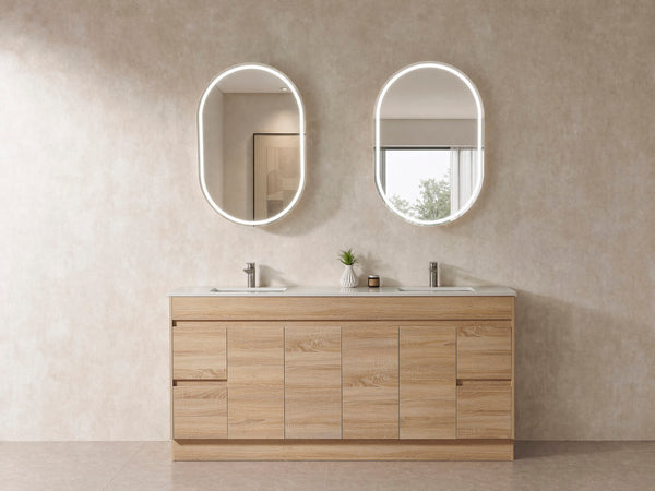 Tobi - Natural Timber Freestanding Vanity 600-1500mm [20-SY05-A8 / 20-1659]