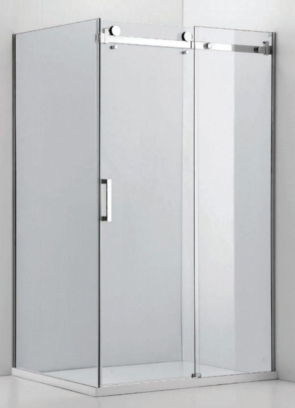 Fully Frameless Sliding Shower Screen - FRONT Panel 1200/1500mm [44-T10-S120/S150]