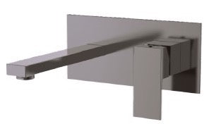 Square Wall Mixer with Spout [15-TAP-BH100]