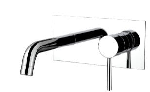 Round Wall Mixer with Spout [15-TAP-BH300]
