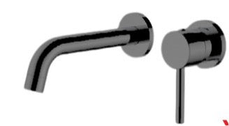 Round Wall Mixer and Spout Set [15-TAP-BH301]