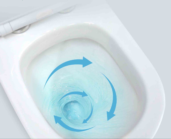 Vera Tornado Flushing Extra High Two- Pieces Wall Faced Toilet Suite [14-MB-020 / 14-1502]