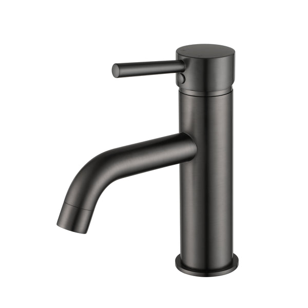 Round Under Basin Curved Spout Basn Mixer [12-70E]