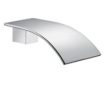 Square Waterfall Bathtub/Basin Wall Spout [42-0005.BS (SP05) / 42-2279]