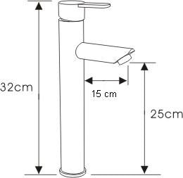 Round Tall Basin Mixer [16-YO164]
