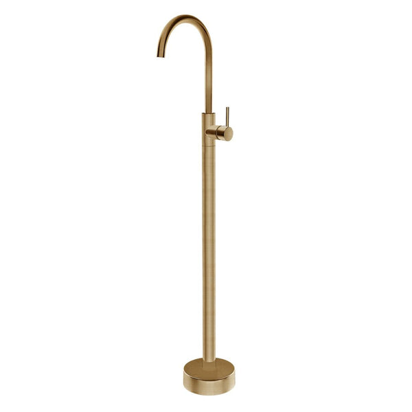 Norico Pentro - Round Solid Brass Freestanding Mixer [42-BS07]