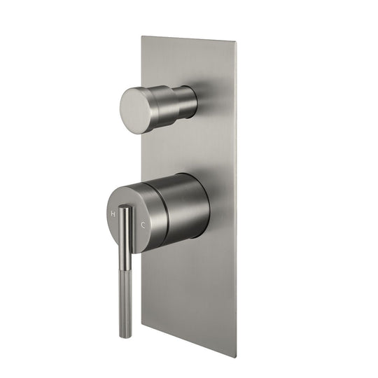 CADDENCE - Solid Brass Bath/Shower Wall Mixer with Diverter Wall Mounted [42-0244-2.ST / 42-2254]