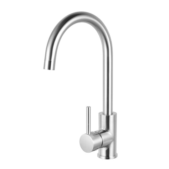 Round Chrome Standard Kitchen Sink Mixers Tap [42-1026.KM (KT26)]