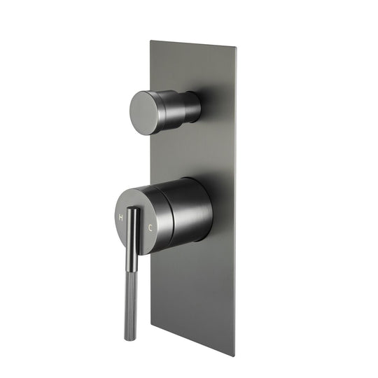 CADDENCE - Solid Brass Bath/Shower Wall Mixer with Diverter Wall Mounted [42-0244-2.ST / 42-2254]