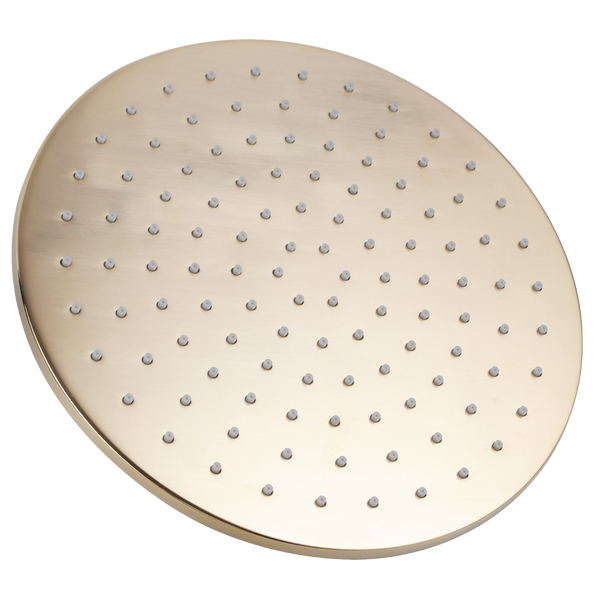 250mm Round Brass Rainfall Shower Head 15mm Thick [42-0010.SH]