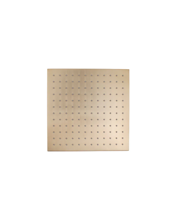 250mm Square Rainfall Brass Shower Head 8mm Thick [42-0135.SH]