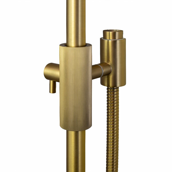 CADDENCE - Round Sliding Shower Rail without handheld Shower [42-2151.SH.N / 42-2259]