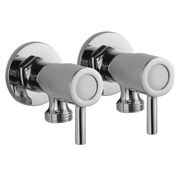 Round Laundry 1/4 Turn Washing Machine Stop Tap Pair [42-0016.WMT / 42-2247]