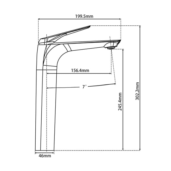 AU - Tall Basin Mixer [42-0160.BM]