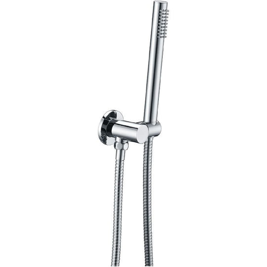 Round Shower Rail with Hanheld Shower (Stainless Steel Hose) [42-2131.SH]