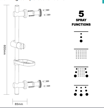 Round Chrome Handheld Shower [41-191000]