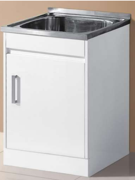 Laundry Trough - MDF Cabinet 345*520*870mm [20-LT-370P(MDF) / 20-1983]