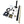 Square Freestanding Bath Mixer With Handeld Shower - [42-0117.BS]