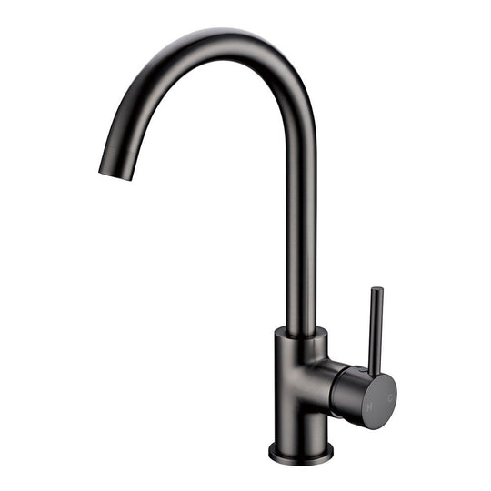 Round Chrome Standard Kitchen Sink Mixers Tap [42-1026.KM (KT26)]
