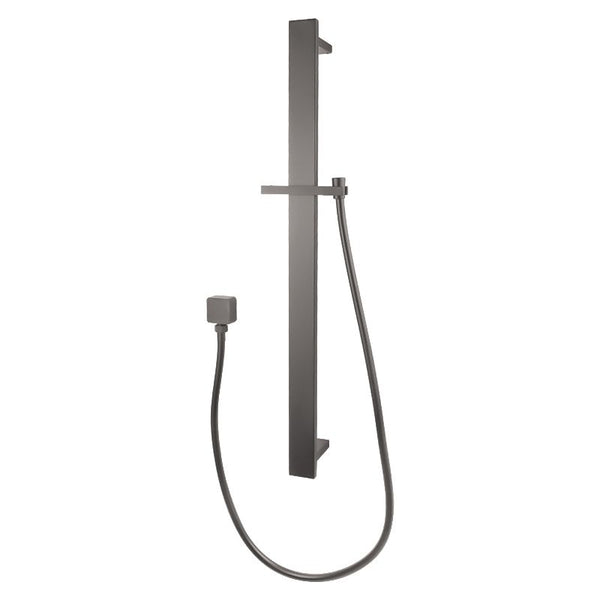 Square Sliding Shower Rail without handheld Shower (PVC Hose) [42-2149.SH+S8.HHS]