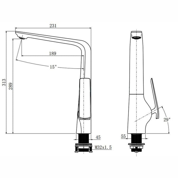 Norico Esperia - Kitchen Mixer [42-KT33]