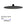 250mm Round Super Slim Black Rainfall Shower Head 2mm Thick [42-0007.SH]