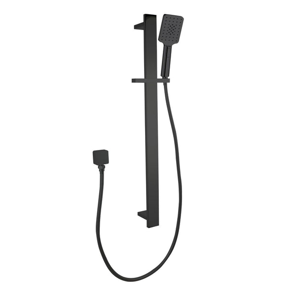 Square Sliding Shower Rail with handheld Shower (PVC Hose) [42-2149.SH+S8.HHS / 42-1758]