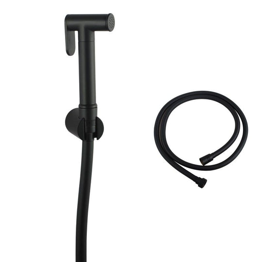 Round Brass Toilet Bidet Spray Kit with 1.2m PVC Hose [42-0011E.SH]
