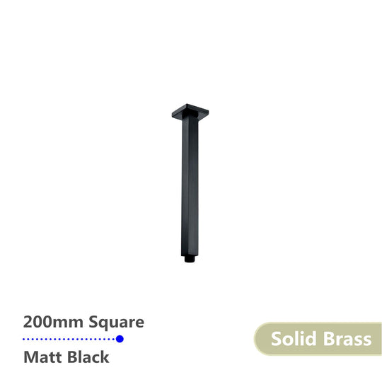 200mm Square Brass Ceiling Shower Arm [42-0103.SA]