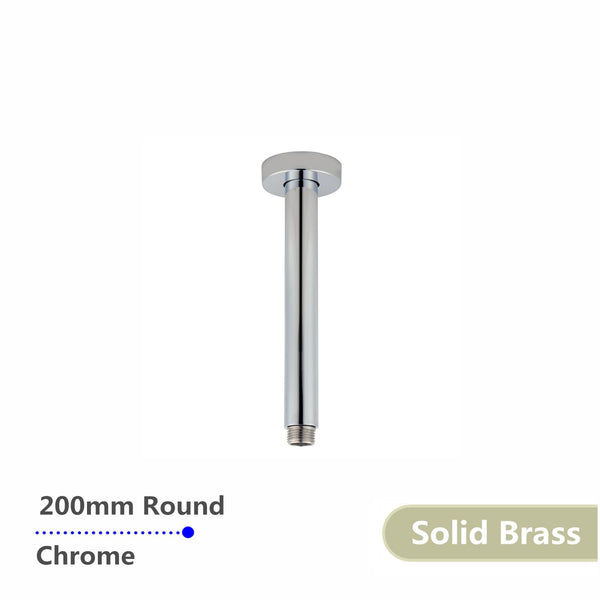 200mm Round Brass Ceiling Shower Arm [42-0105.SA / 42-1751]