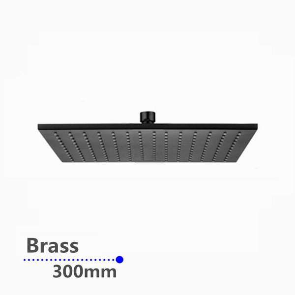 300mm Square Brass Rainfall Shower Head 8mm Thick [42-0133.SH]