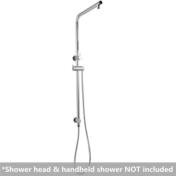Right Angle Round Top Inlet Shower Rail Only [42-2128-A.SH.N / 42-1234]