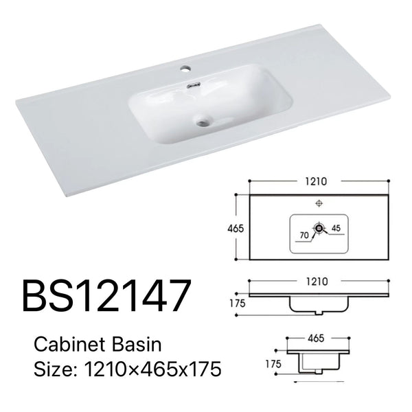 SALE - Max White - Freestanding Vanity 750/900/1200mm [44-BC-FSW]